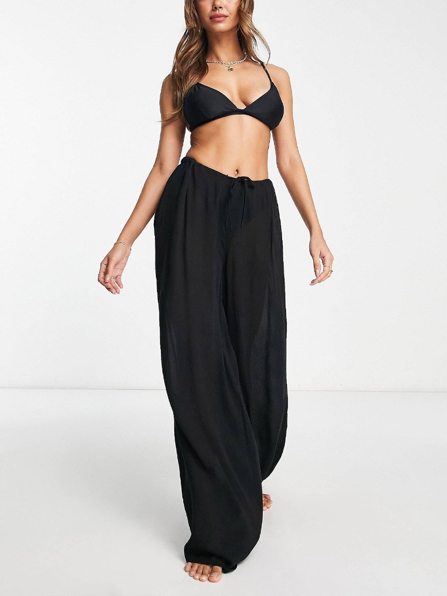 Black Large Pants